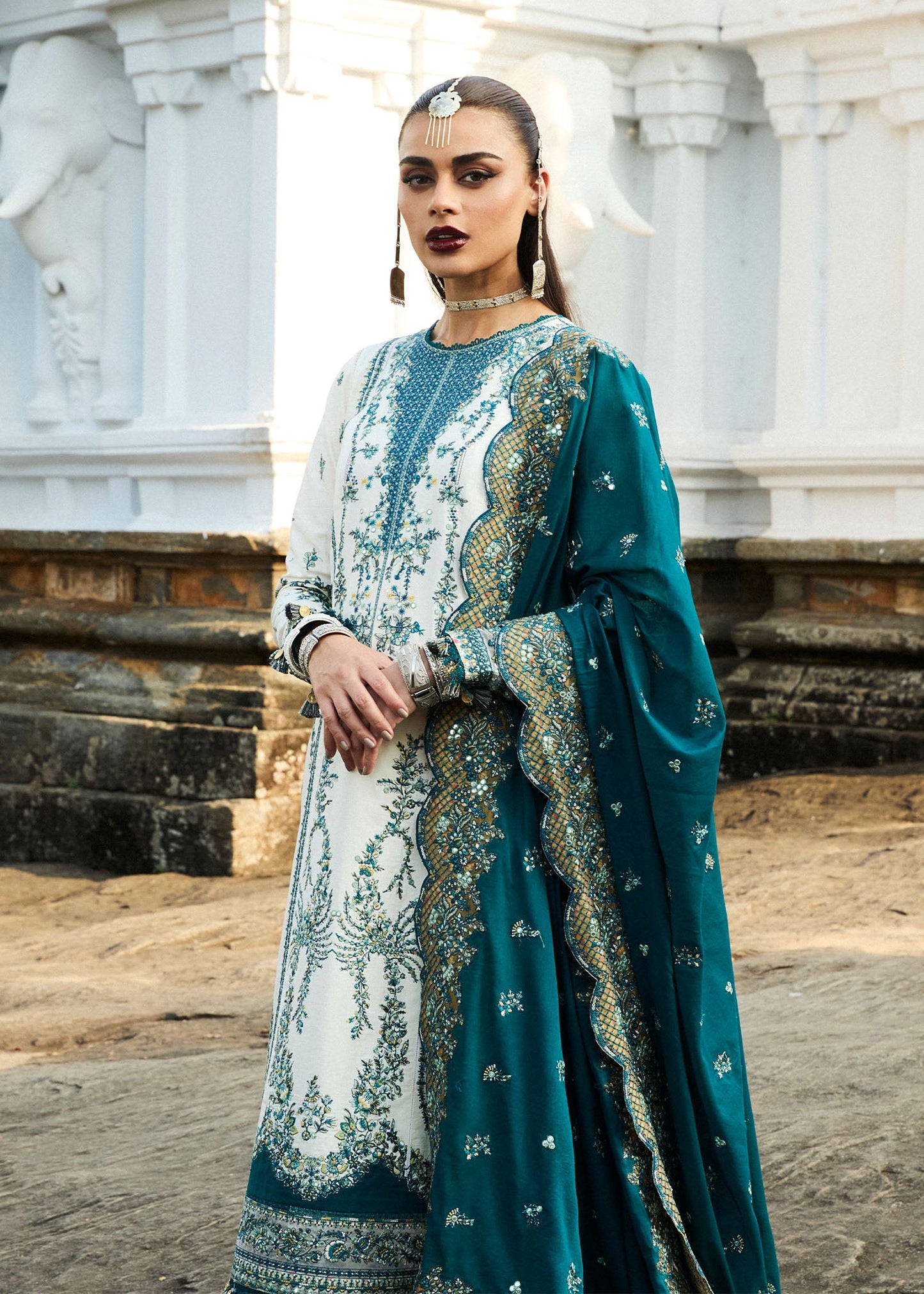 HUSSAIN REHAR | Luxury Lawn 2025 Unstitched - Veil