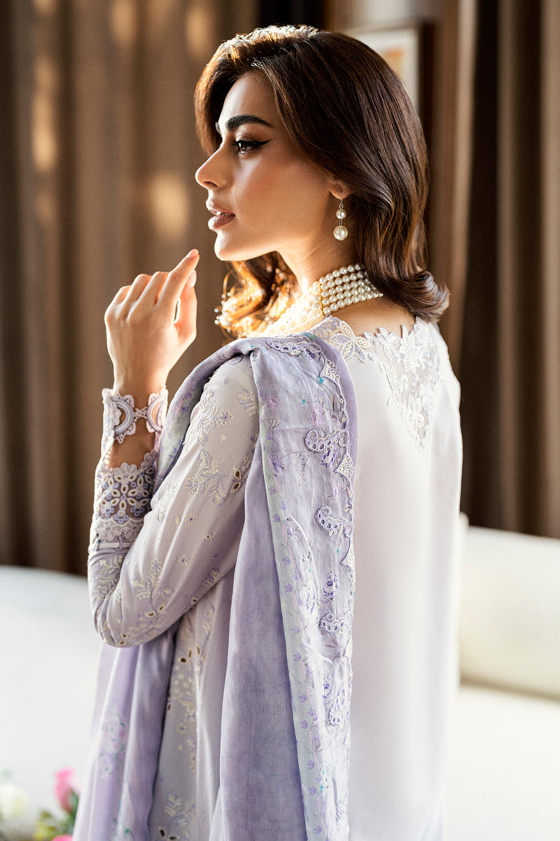 QALAMKAR | Chikankari Eid Lawn Edit 2025 - Alaila CS-03 Unstitched