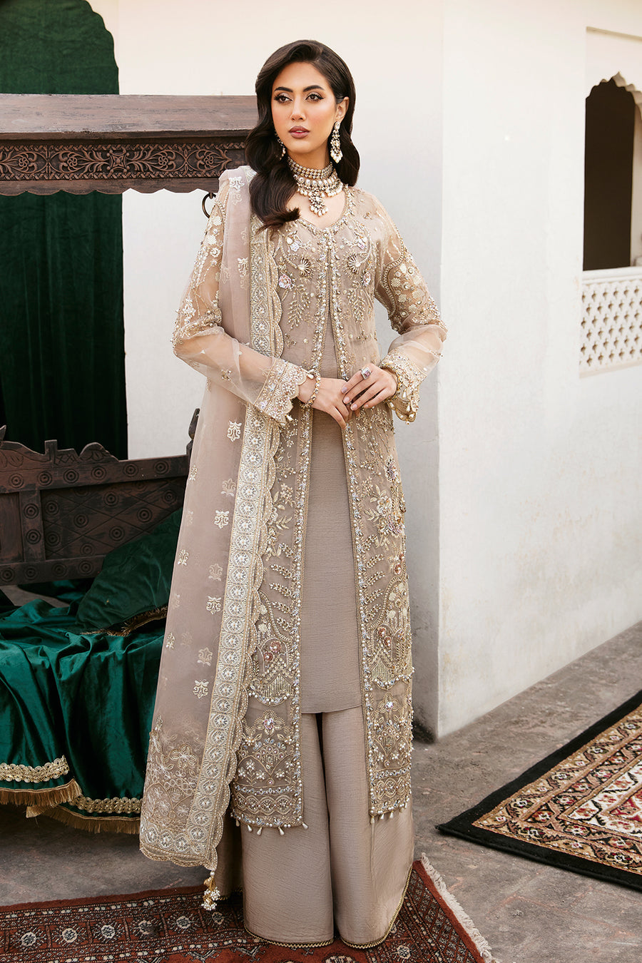 Wedding Collection | Unstitched H-304 | Ramsha
