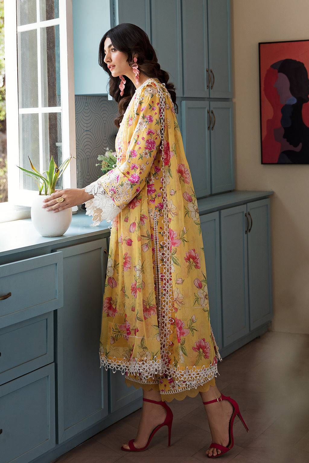 AFROZEH | Printkari Unstitched Lawn Collection | Summer Sorbet - Aarzu