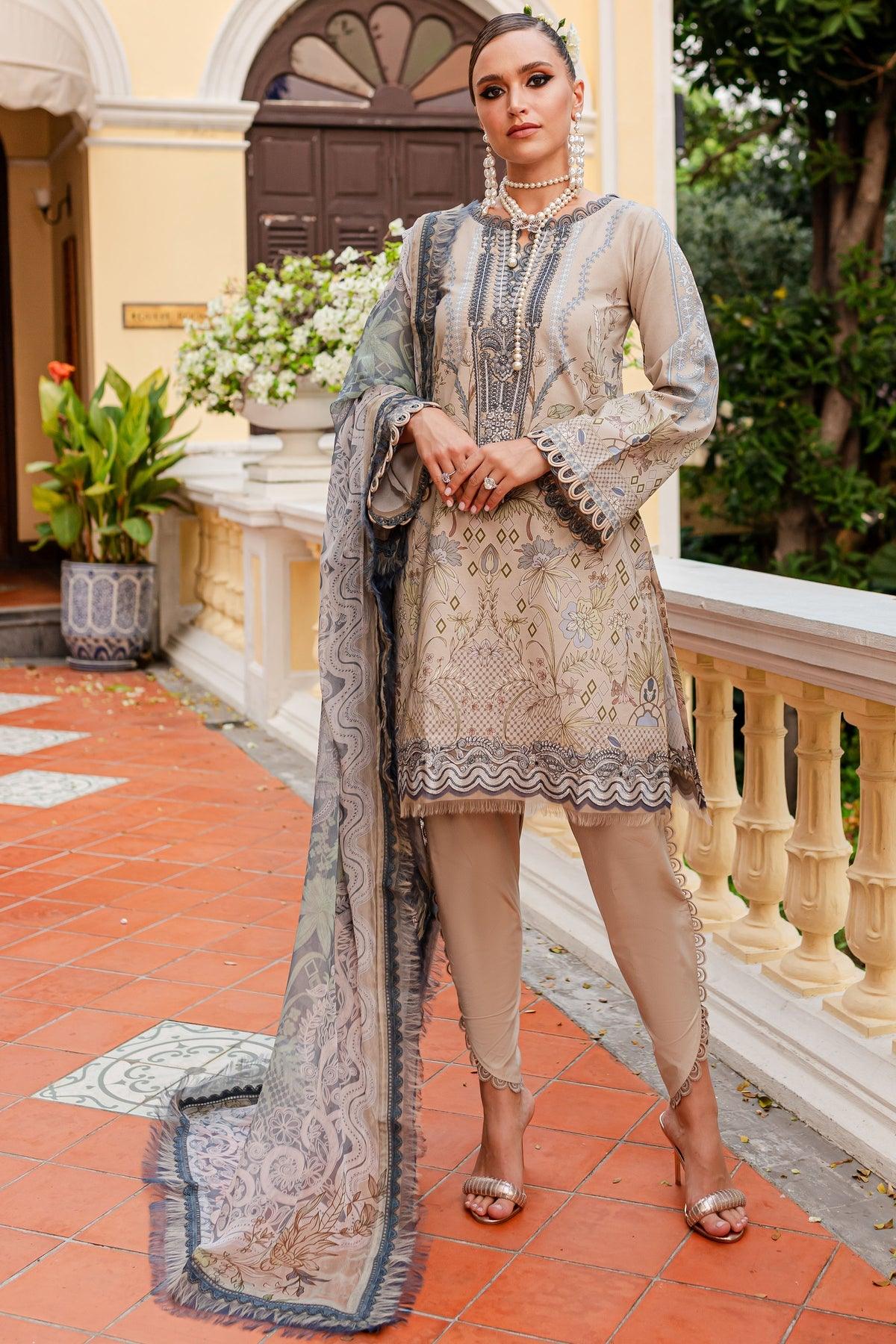 Jade Bliss Lawn | 24-BL-20418 Unstitched | Aarzu