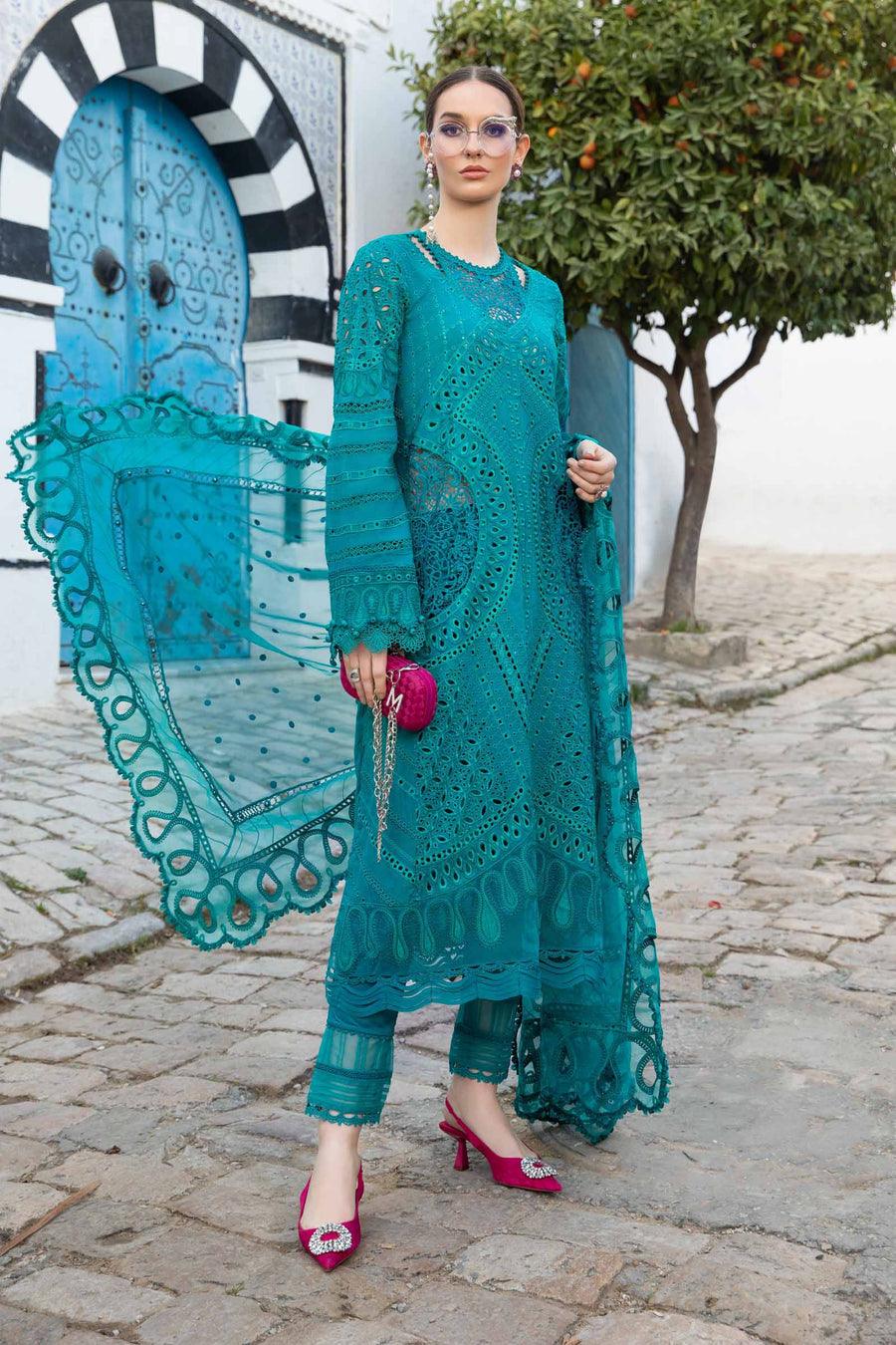 MARIA.B | Luxury Lawn 2024 |D-2402-A Unstitched | Aarzu