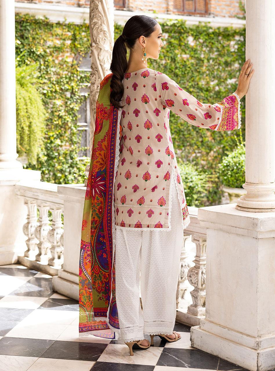 Zainab Chottani | Tahra Lawn | Whipsy Lush | 8b Unstitched