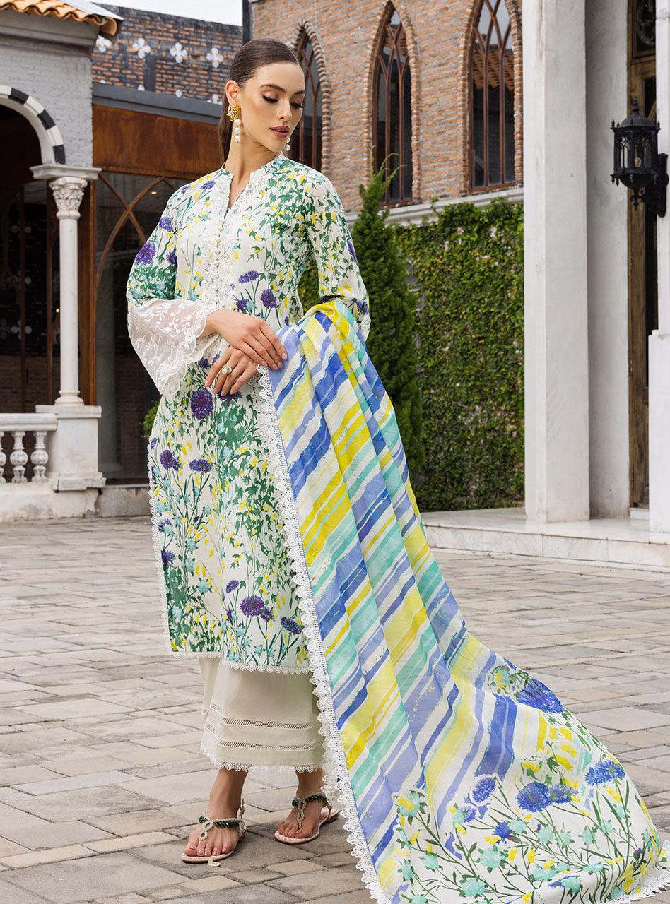 Zainab Chottani | Tahra Lawn | Frosty Orchid 