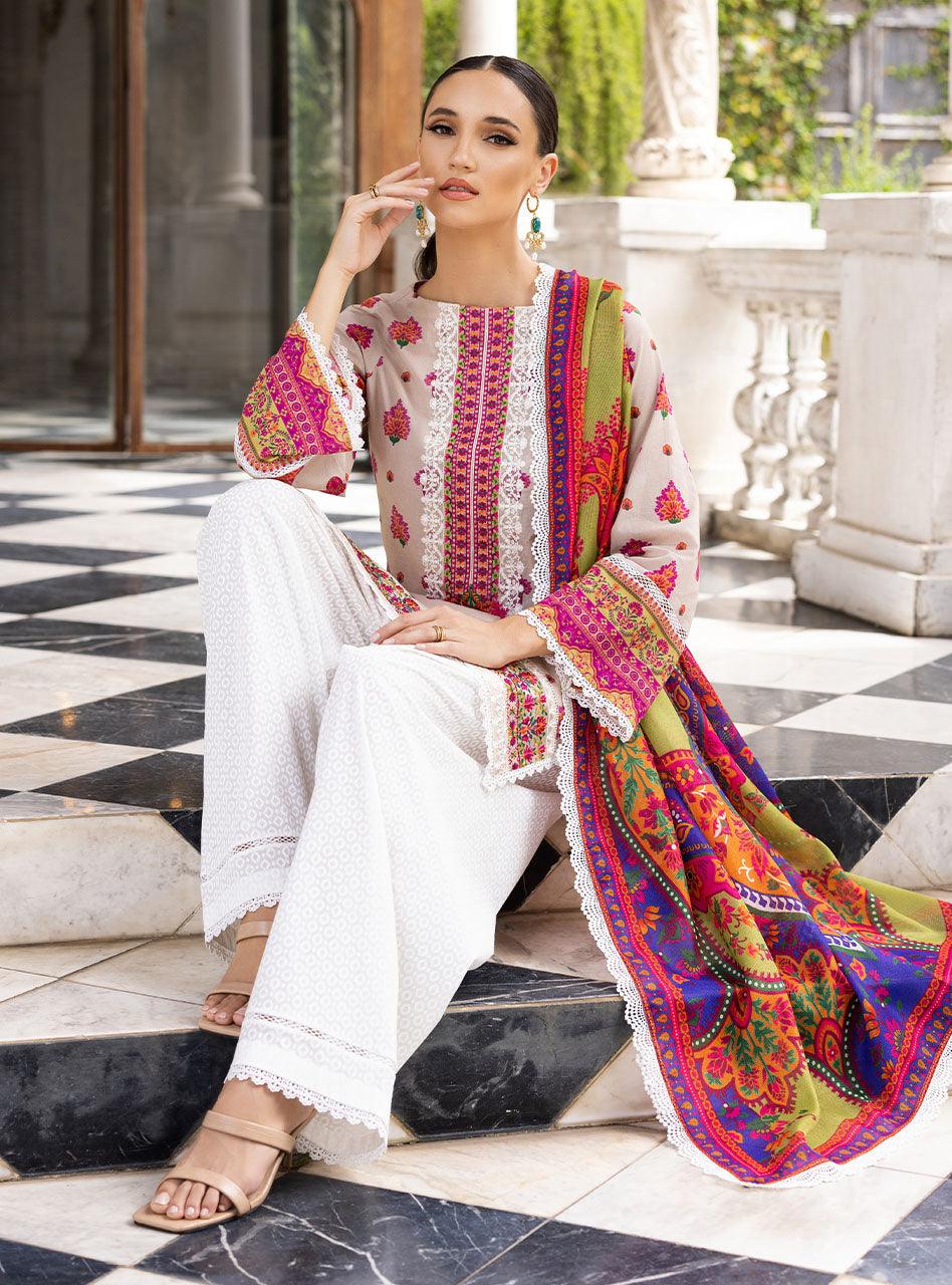 Zainab Chottani | Tahra Lawn | Whipsy Lush | 8b Unstitched