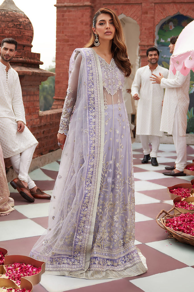 MUSHQ | IZHAAR Wedding Formals  Unstitched - Lilac [RESTOCKED]