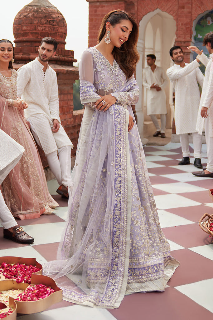MUSHQ | IZHAAR Wedding Formals  Unstitched - Lilac [RESTOCKED]