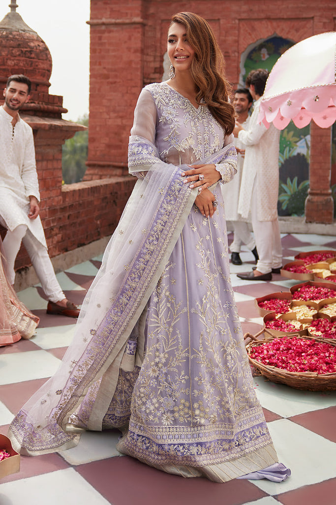 MUSHQ | IZHAAR Wedding Formals  Unstitched - Lilac [RESTOCKED]