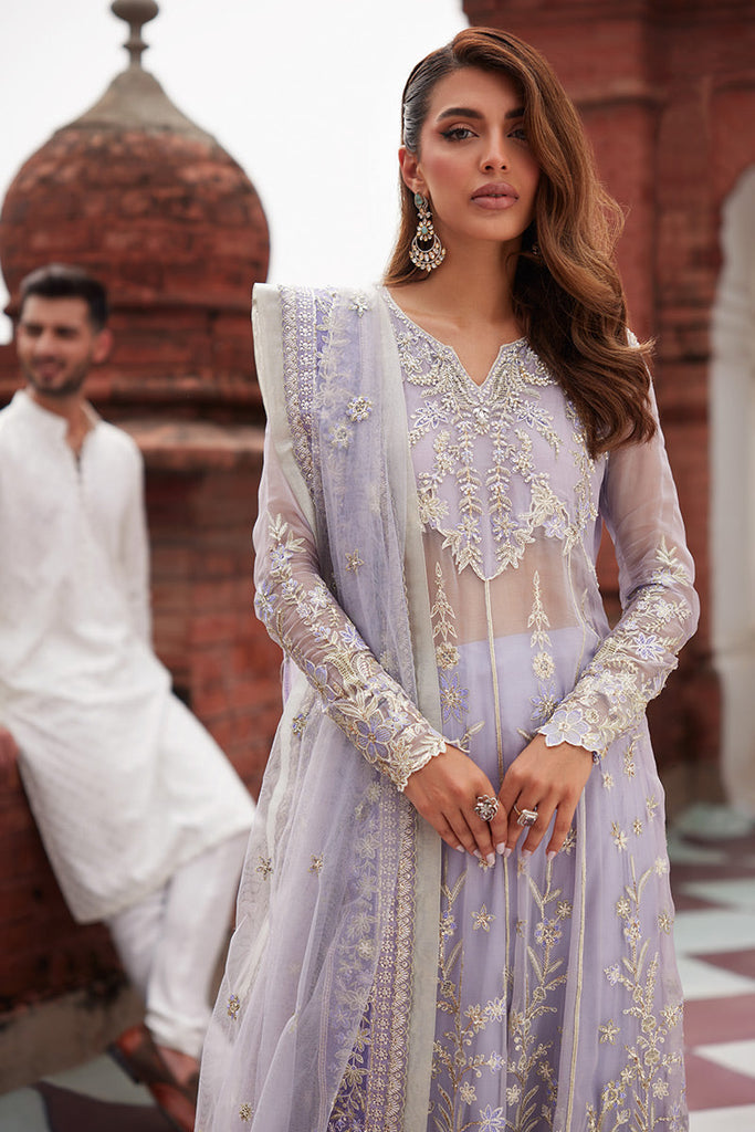 MUSHQ | IZHAAR Wedding Formals  Unstitched - Lilac [RESTOCKED]