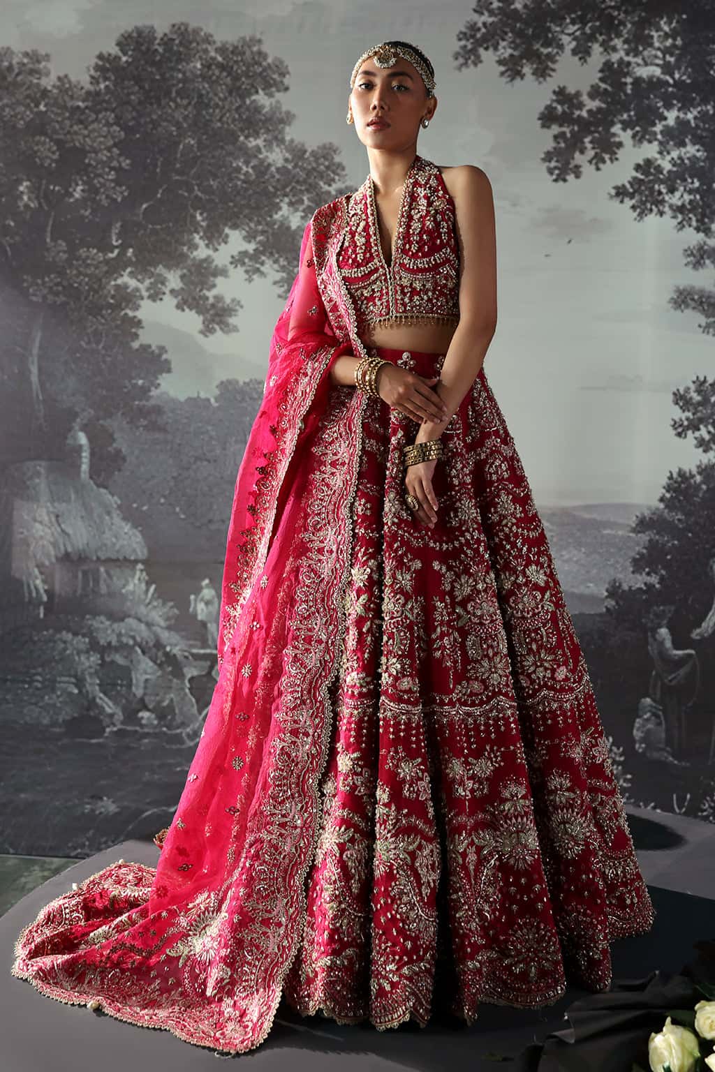AFROZEH | The Bride’s Edit - Fuchsia [RESTOCKED]  Unstitched
