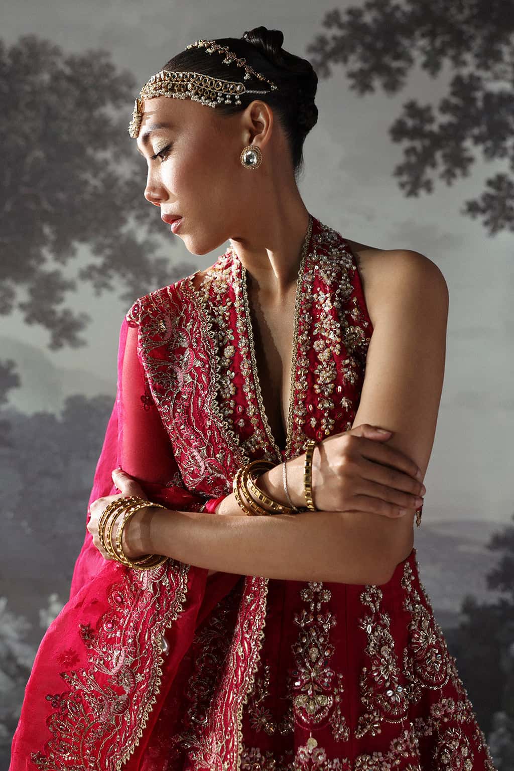 AFROZEH | The Bride’s Edit - Fuchsia [RESTOCKED]  Unstitched