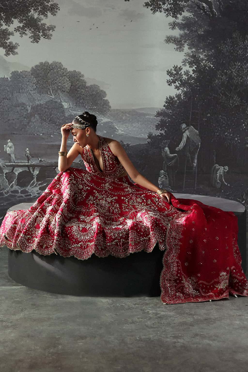 AFROZEH | The Bride’s Edit - Fuchsia [RESTOCKED]  Unstitched