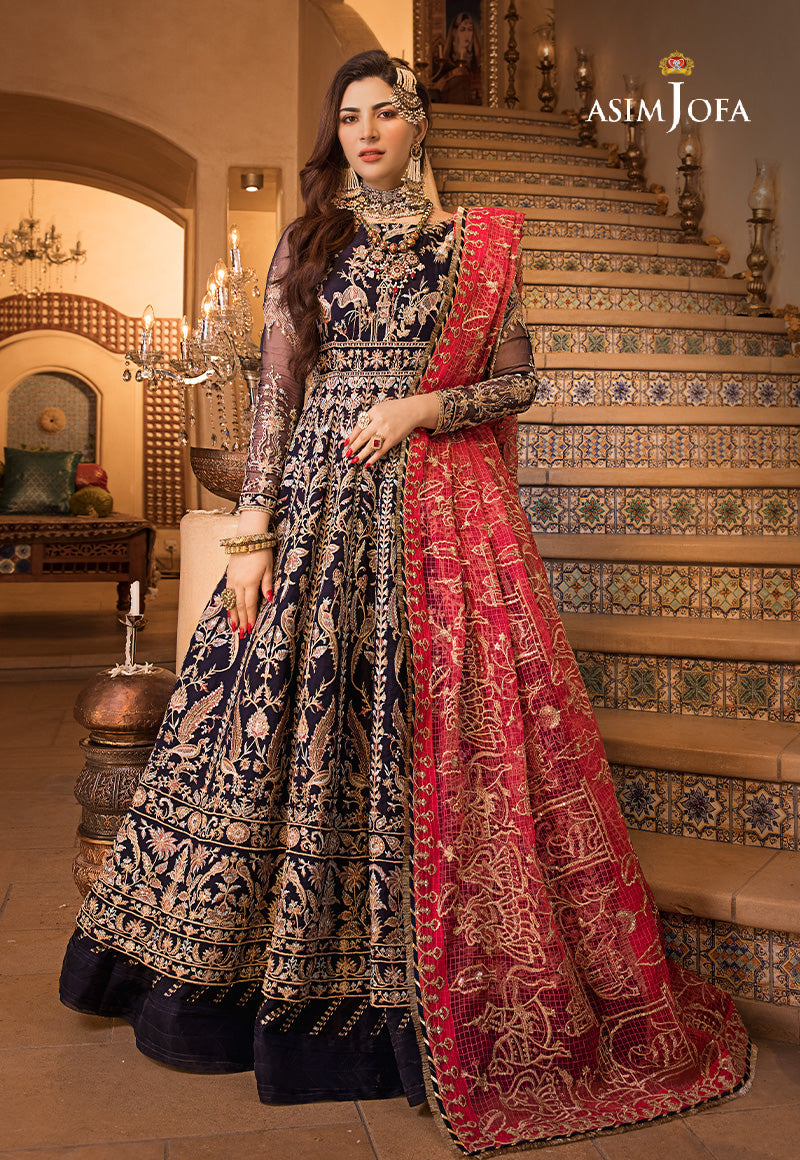 ASIM JOFA | Baad e Naubahar - Navy Blue [RESTOCKED] Unstitched