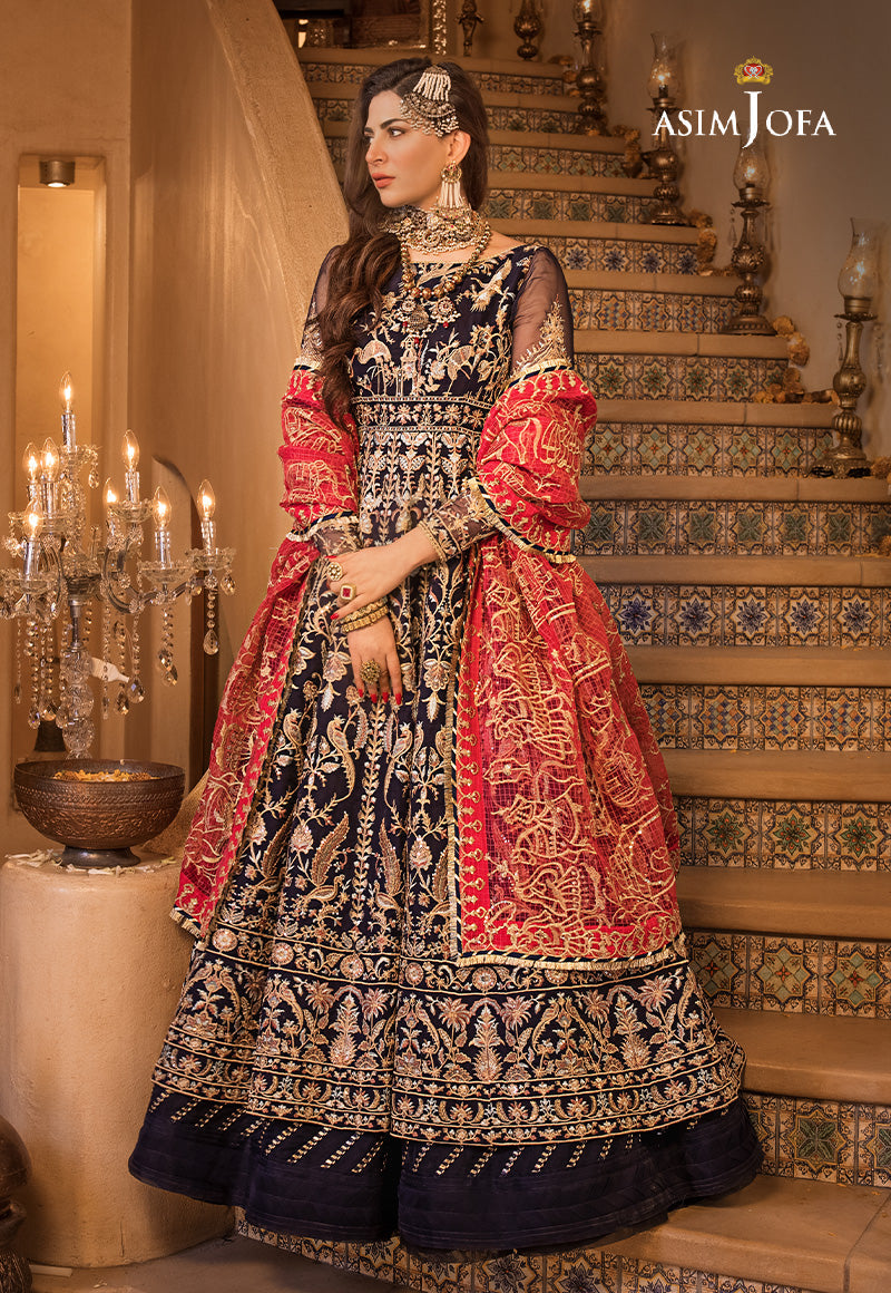 ASIM JOFA | Baad e Naubahar - Navy Blue [RESTOCKED] Unstitched