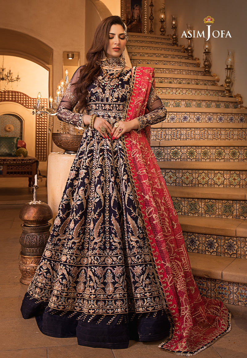 ASIM JOFA | Baad e Naubahar - Navy Blue [RESTOCKED] Unstitched