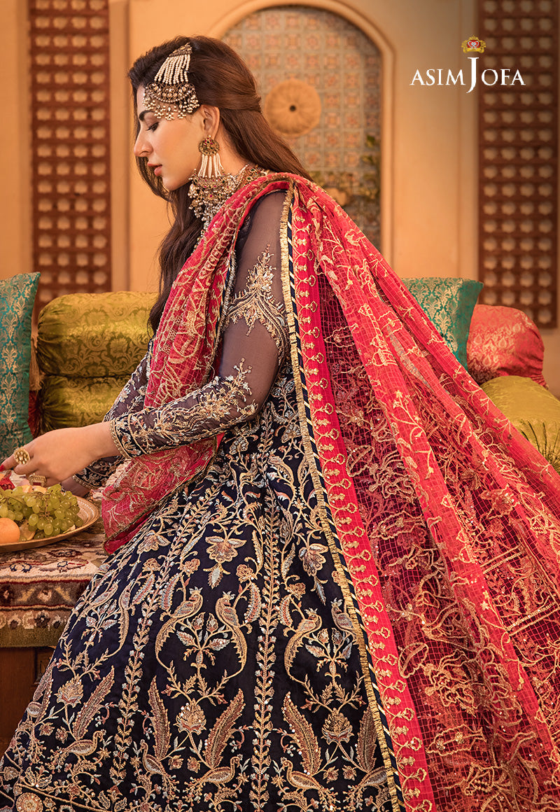 ASIM JOFA | Baad e Naubahar - Navy Blue [RESTOCKED] Unstitched