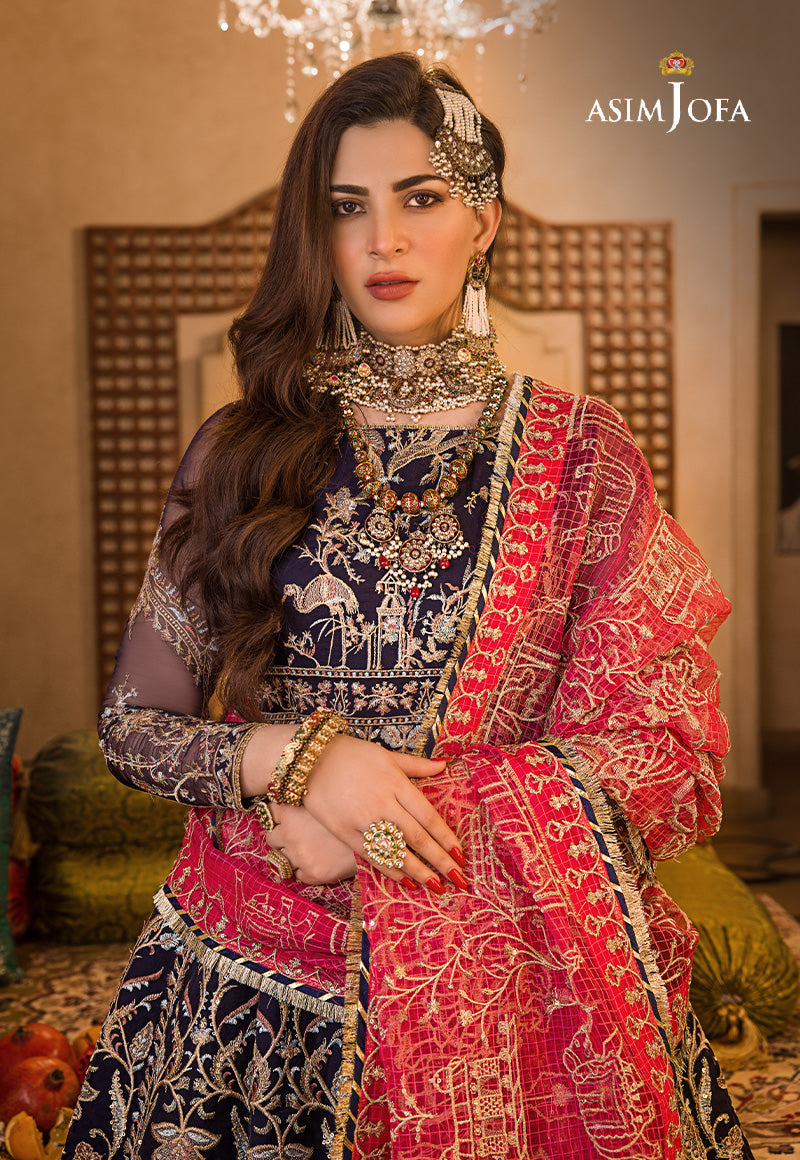ASIM JOFA | Baad e Naubahar - Navy Blue [RESTOCKED] Unstitched