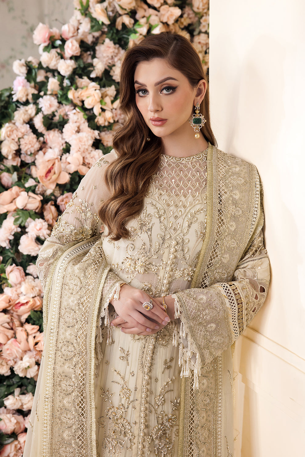 SAAD SHAIKH | Panache Luxury Chiffon Unstitched - Noor e Jahan [RESTOCKED]