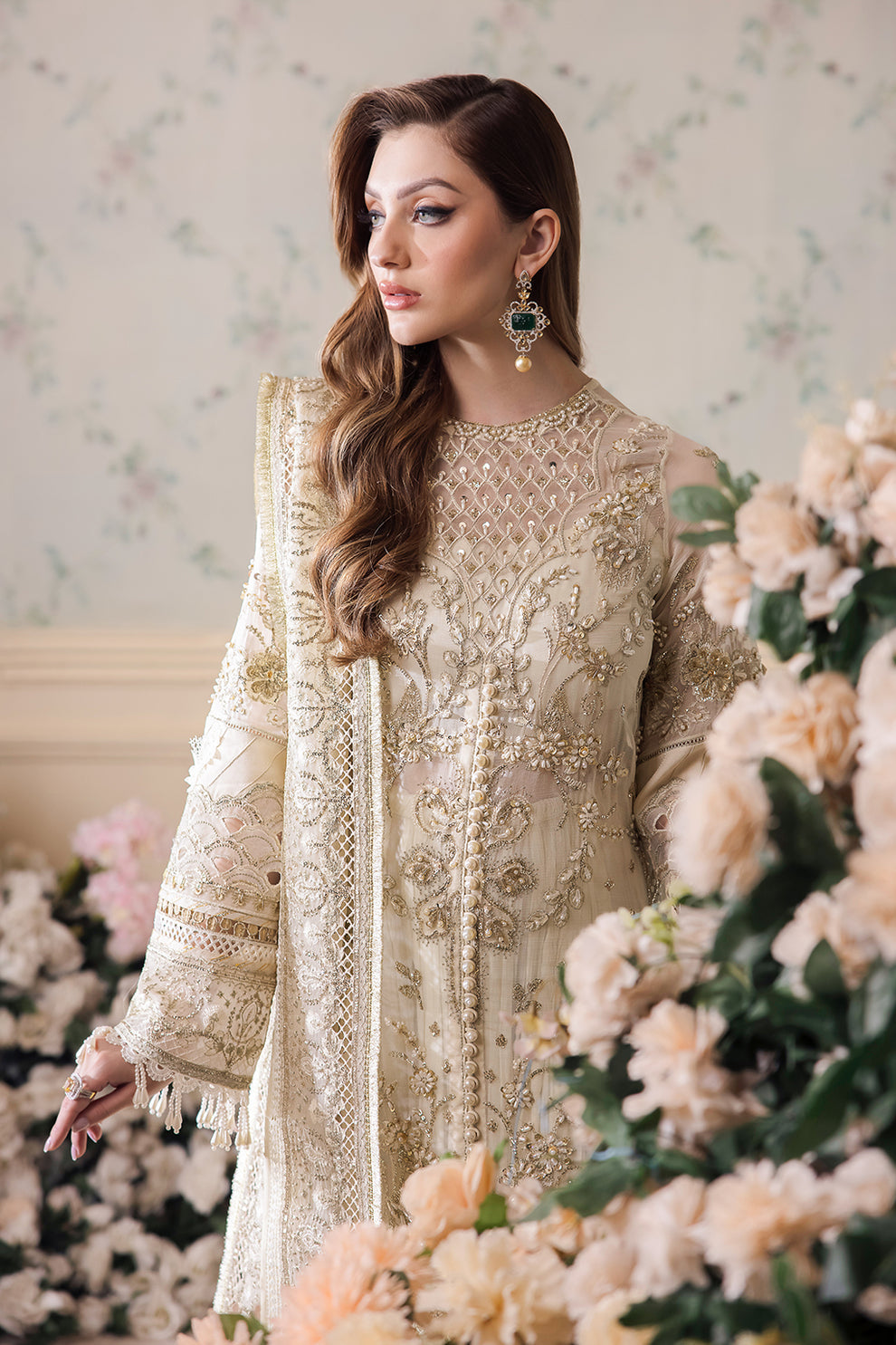 SAAD SHAIKH | Panache Luxury Chiffon Unstitched - Noor e Jahan [RESTOCKED]