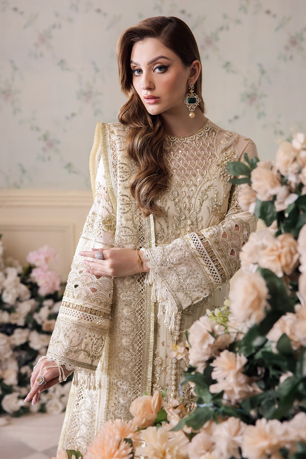 SAAD SHAIKH | Panache Luxury Chiffon Unstitched - Noor e Jahan [RESTOCKED]