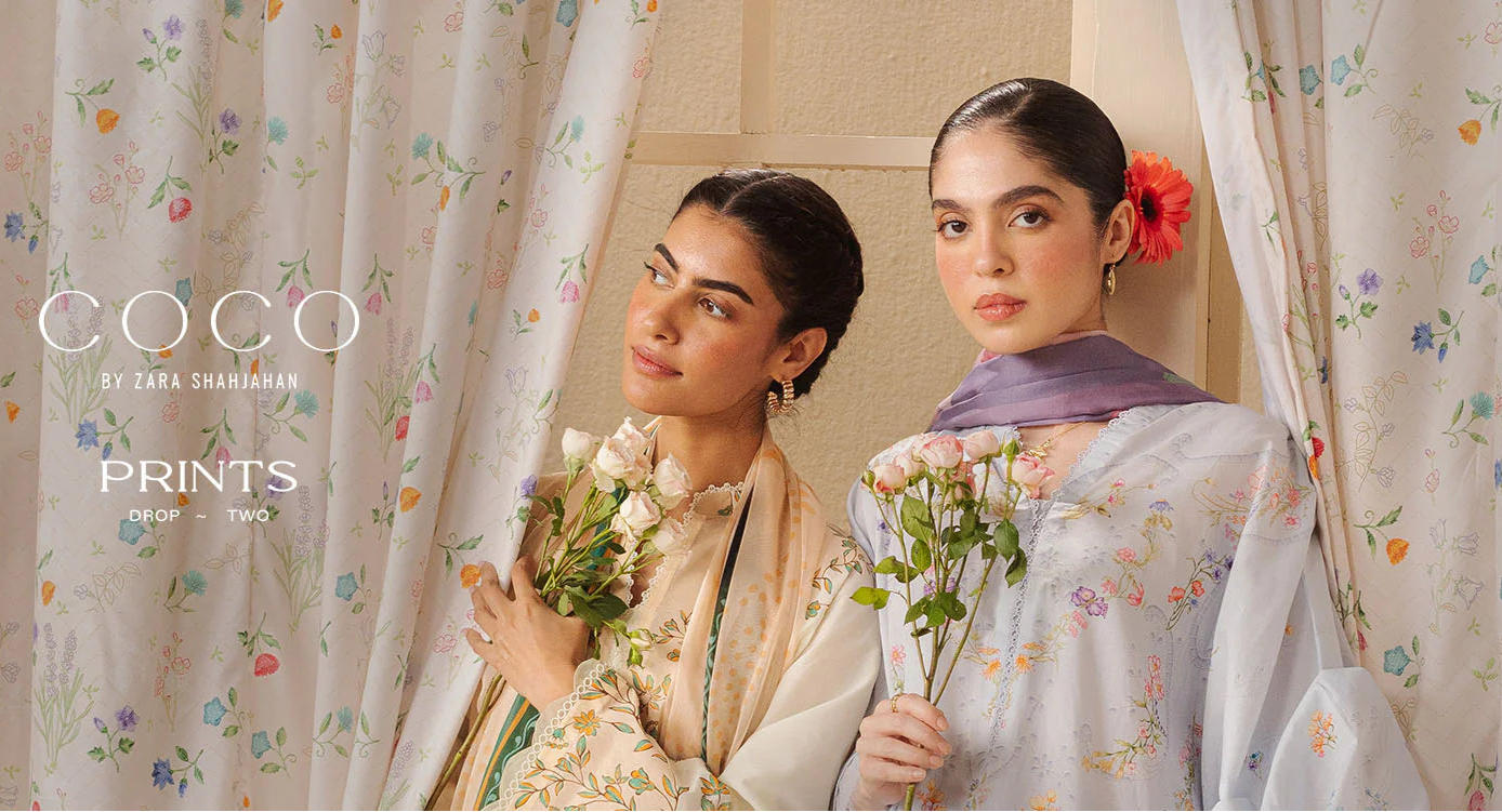 COCO Prints by Zara Shahjahan, Lawn 2025
