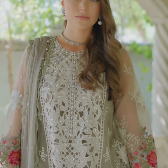 MARIA B | Luxury Eid Lawn 23-01 Unstitched | Aarzu