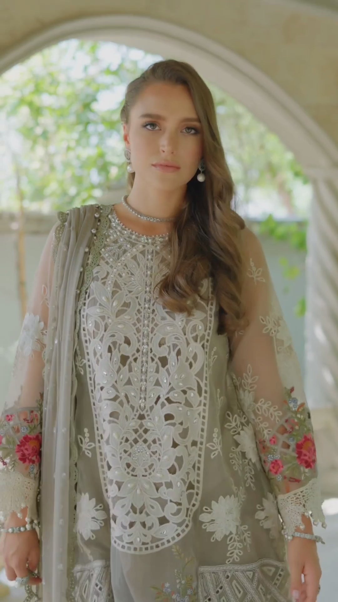 MARIA B | Luxury Eid Lawn 23-01 Unstitched | Aarzu