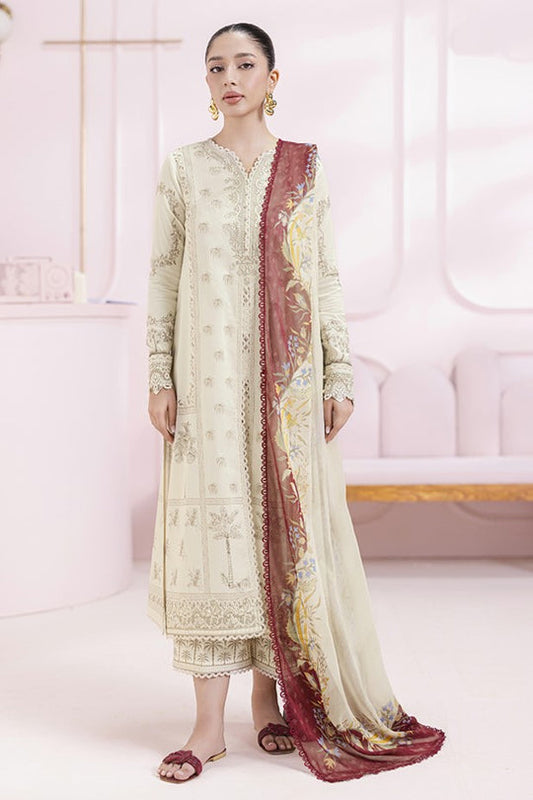QALAMKAR | QPrints Embroidered Lawn 2025 Unstitched - Greta