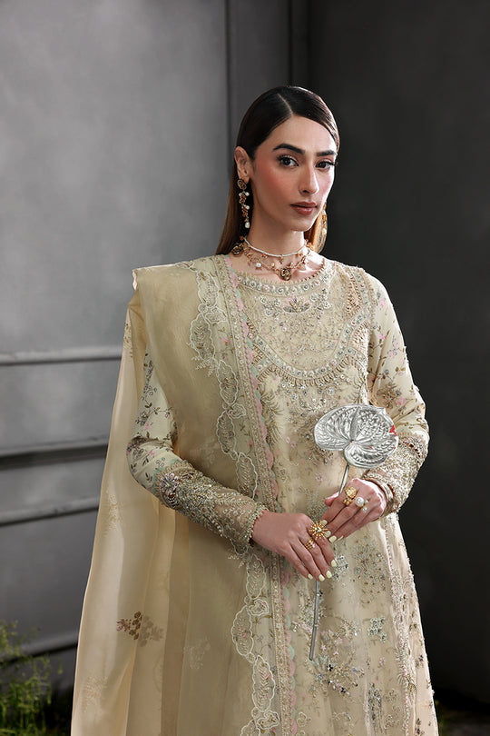 QALAMKAR | Elirah Formals 2025 Unstitched - Ivory Grace