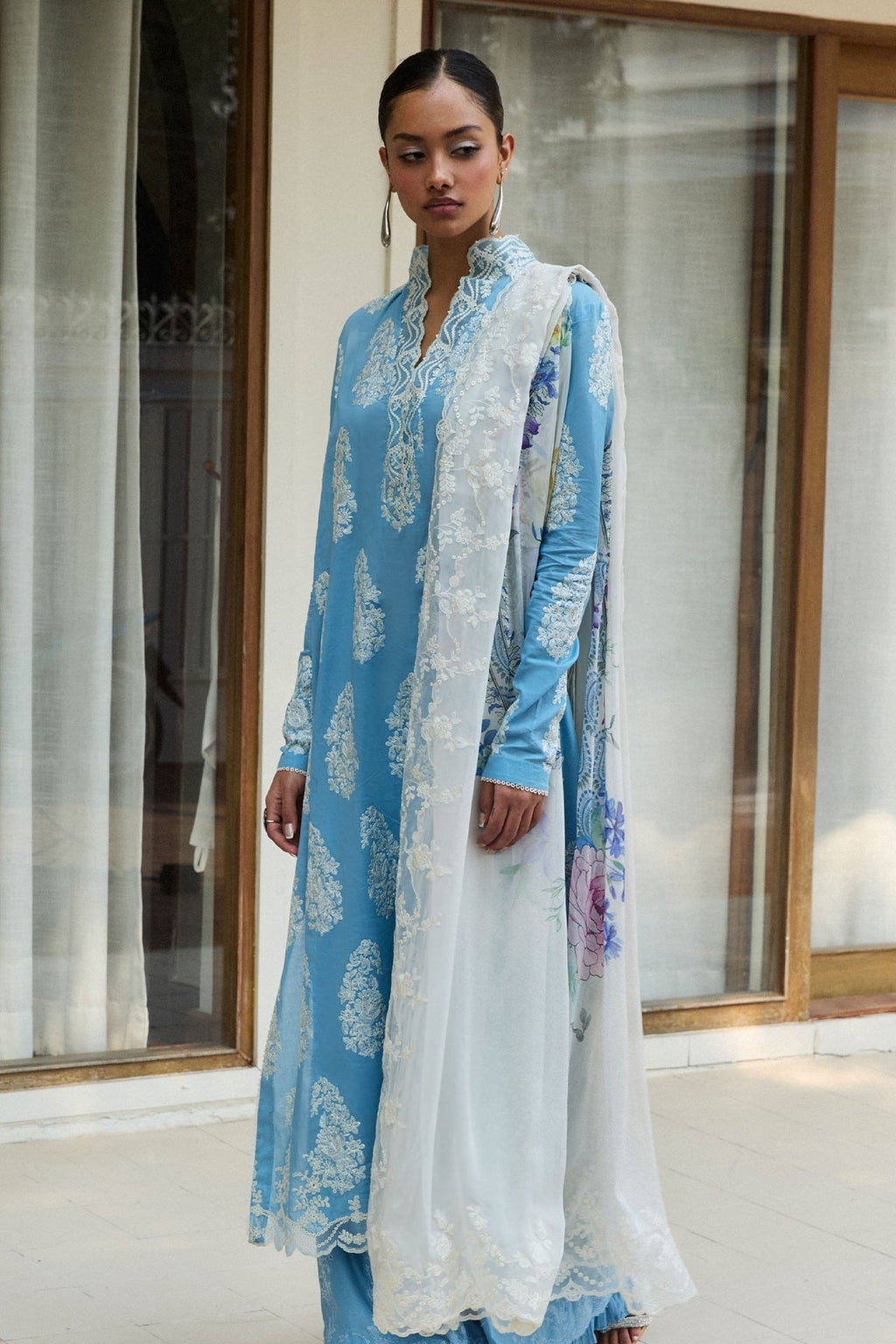 ZARA SHAHJAHAN | Satori Luxury Lawn 2025 - Rai-6B Unstitched - Aarzu