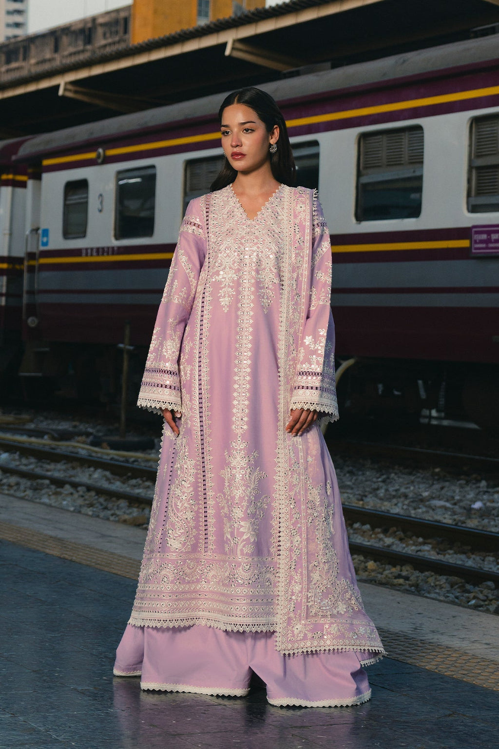 AFROZEH | Mulaqaat 2026 Festive Lawn Unstitched - Aarzu