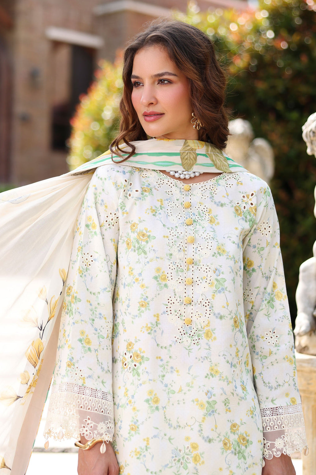 RANG RASIYA | Raaya Printkaari Lawn 2026 - Olivienne - Aarzu