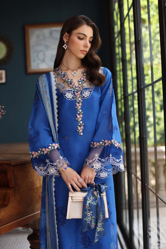 NOOR by Sadia Asad | Eid Luxury Lawn Schiffli Laserkari