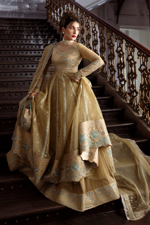 ERUM KHAN | JAHAN IV | Wedding Unstitched 2025 | Golden Glow - Aarzu