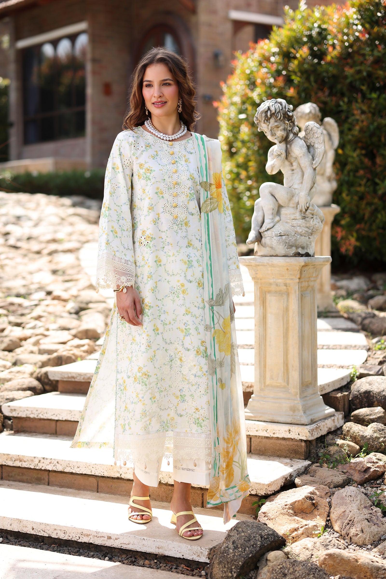 RANG RASIYA | Raaya Printkaari Lawn 2026 - Olivienne - Aarzu