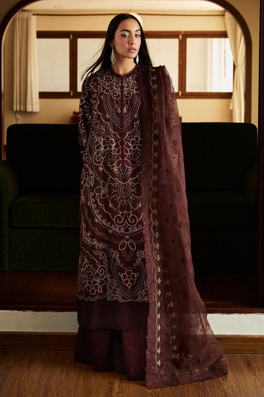 ZARA SHAHJAHAN | Satori Luxury Lawn 2025 - Shizumi-4B Unstitched