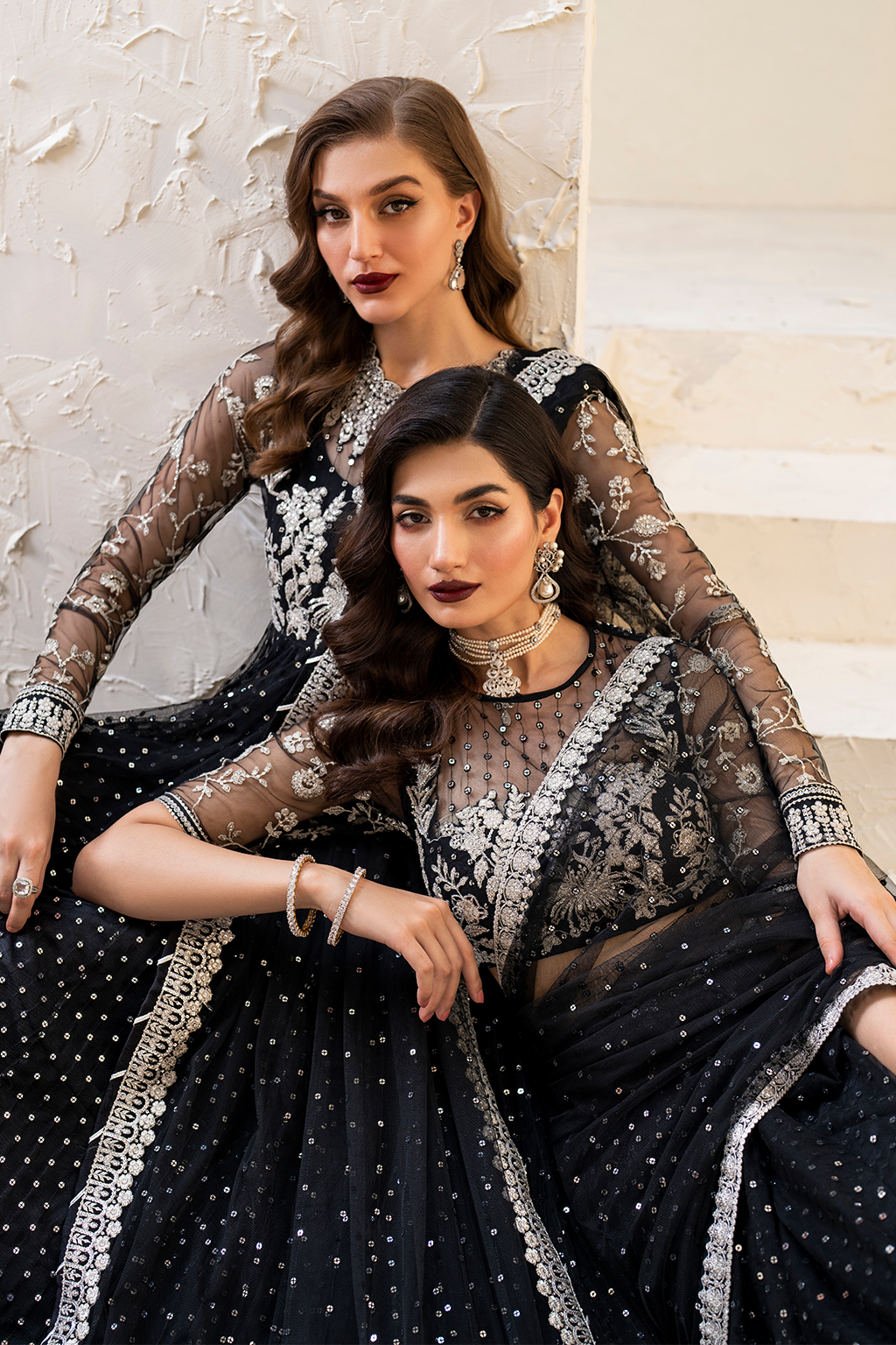 IZNIK | Chinon Chiffon '24 | CC-50 Embroidered Net Unstitched