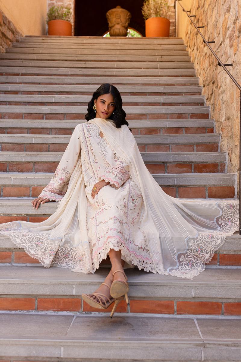 QALAMKAR : QLine Lawn 2025 - Cheri-QM-02 Unstitched