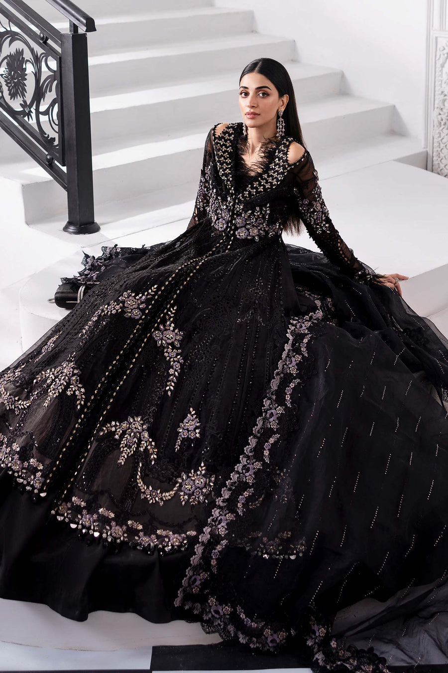 MARIA.B | Mbroidered Wedding 2025 - BD3004 Unstitched
