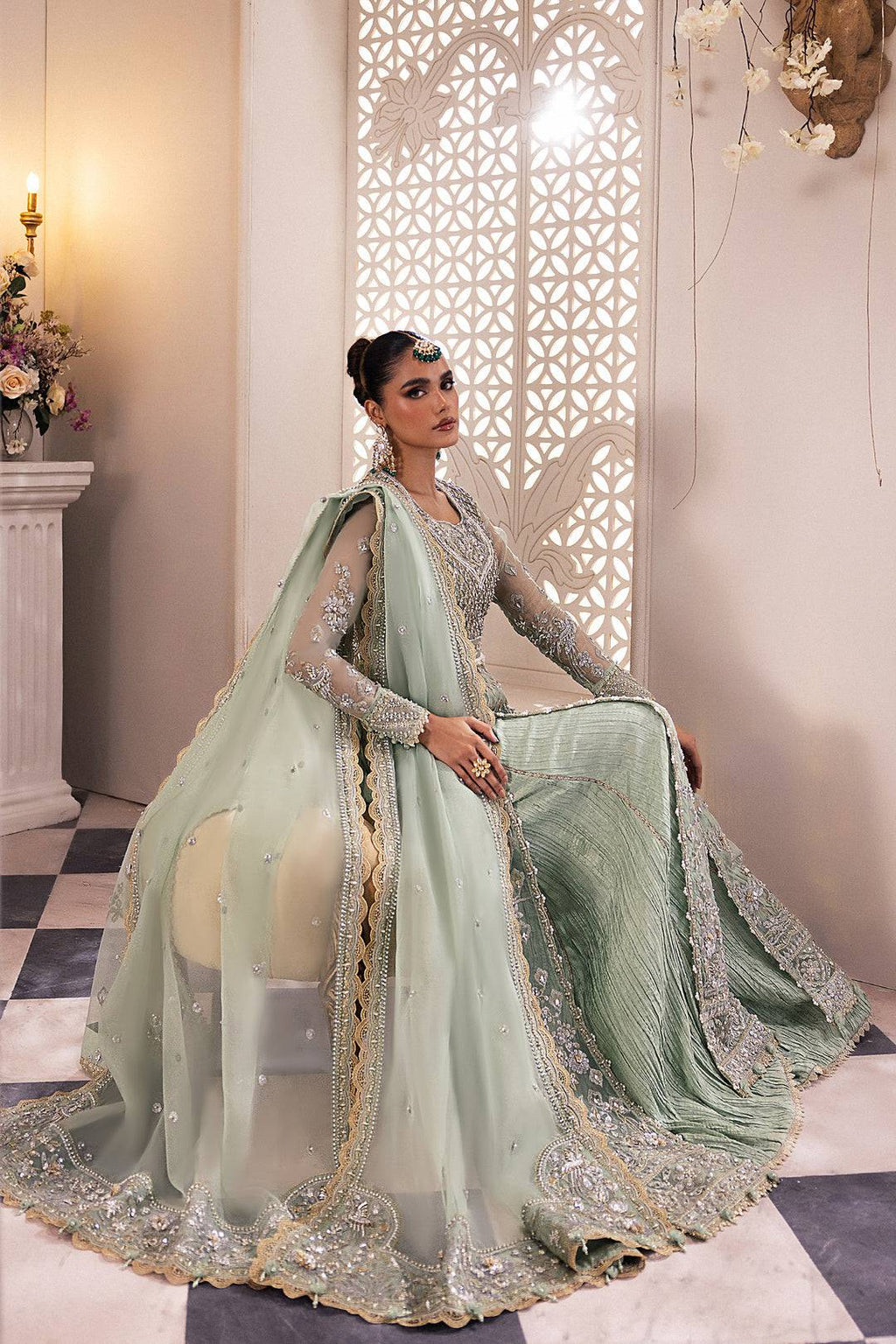 ZAHA | Gossamer Wedding Unstitched 2024 | Seraphina ZC24-03 - Aarzu
