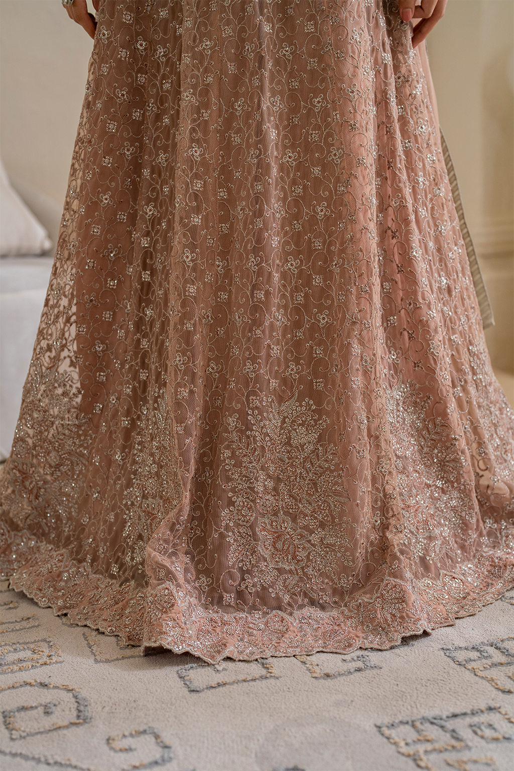 IZNIK | Chinon Chiffon '24 | CC-43 Embroidered Net Unstitched