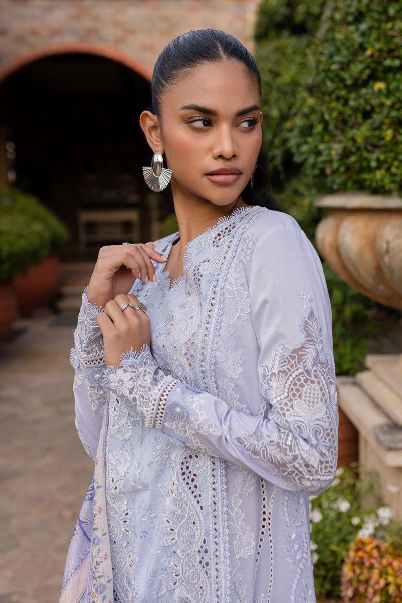 QALAMKAR : QLine Lawn 2025 - Lyla-QM-17 Unstitched