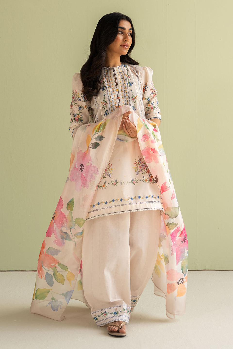 ZARA SHAHJAHAN | COCO Prints 2025 | Ria-3A Unstitched