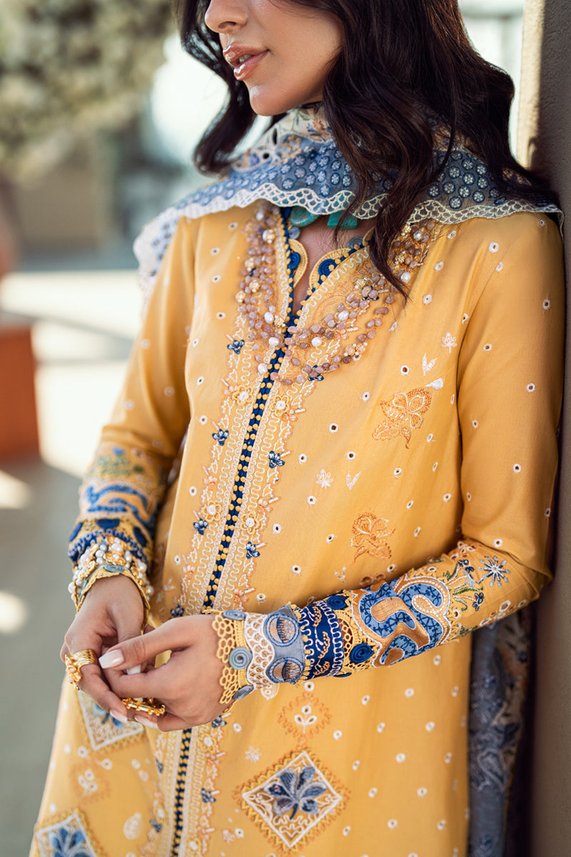 QALAMKAR | Sahil Luxury Lawn 2025 | Natalie FK-06 Unstitched