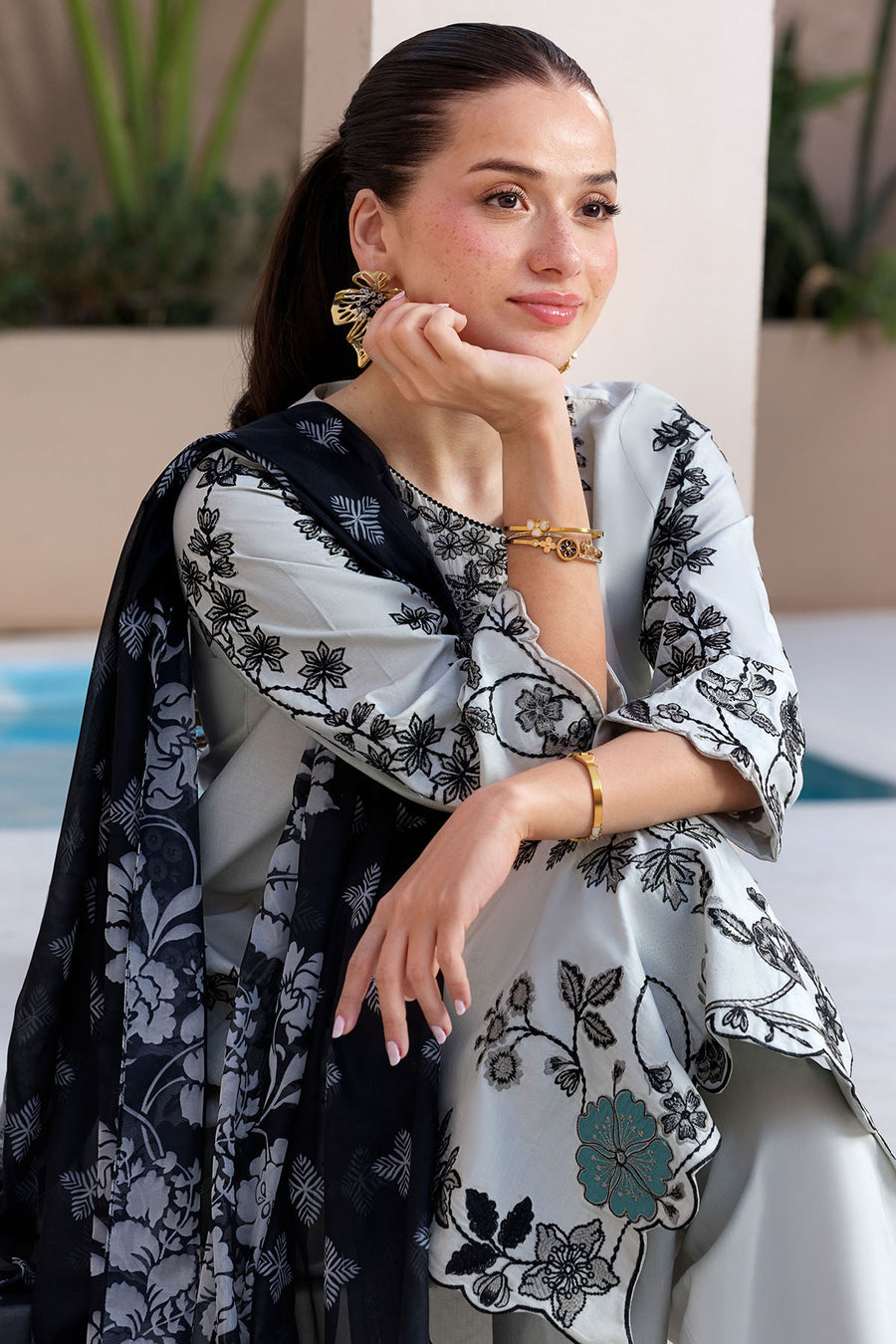 MOTIFZ | Amal Lawn 2026 Unstitched - Aarzu