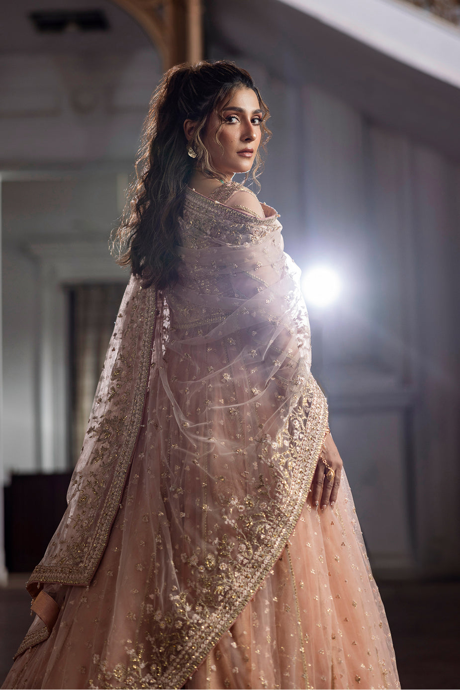 ERUM KHAN | JAHAN IV | Wedding Unstitched 2025 | Pink Dust