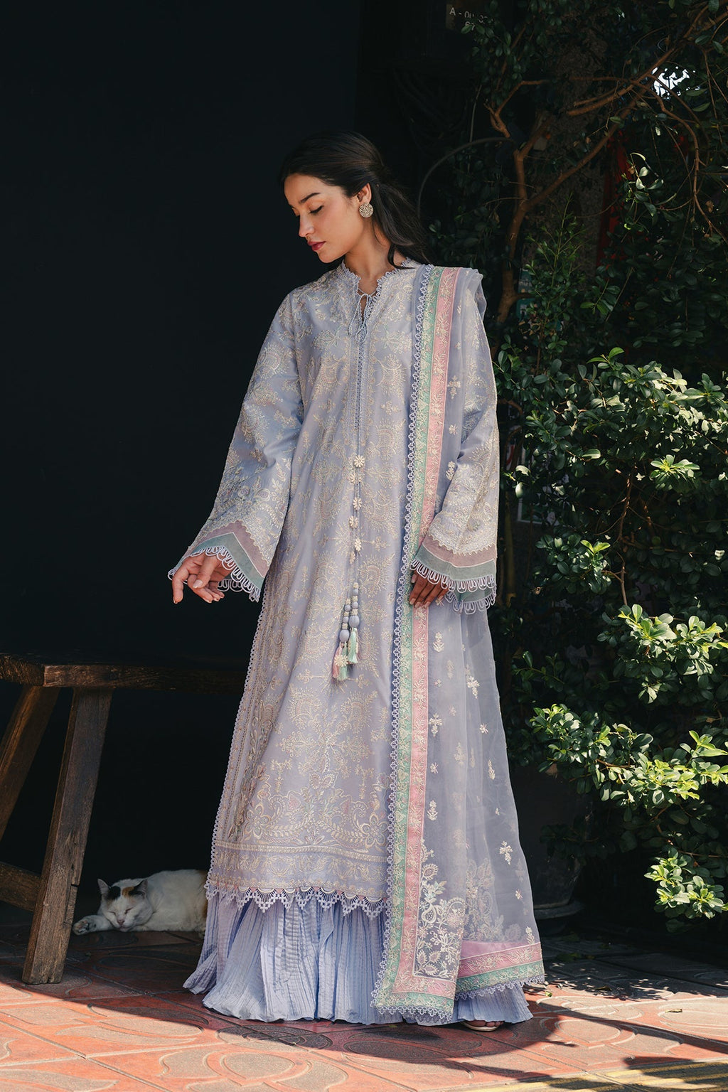 AFROZEH | Mulaqaat 2026 Festive Lawn Unstitched - Aarzu