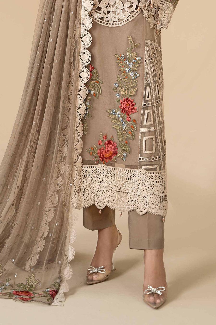 MARIA B | Luxury Eid Lawn 23-01 Unstitched | Aarzu