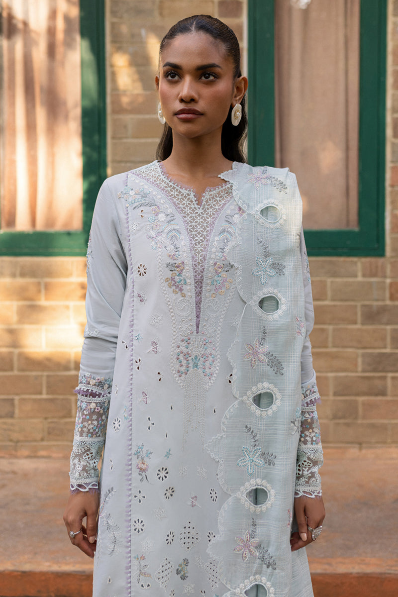 QALAMKAR : QLine Lawn 2025 - Lune-QM-16 Unstitched