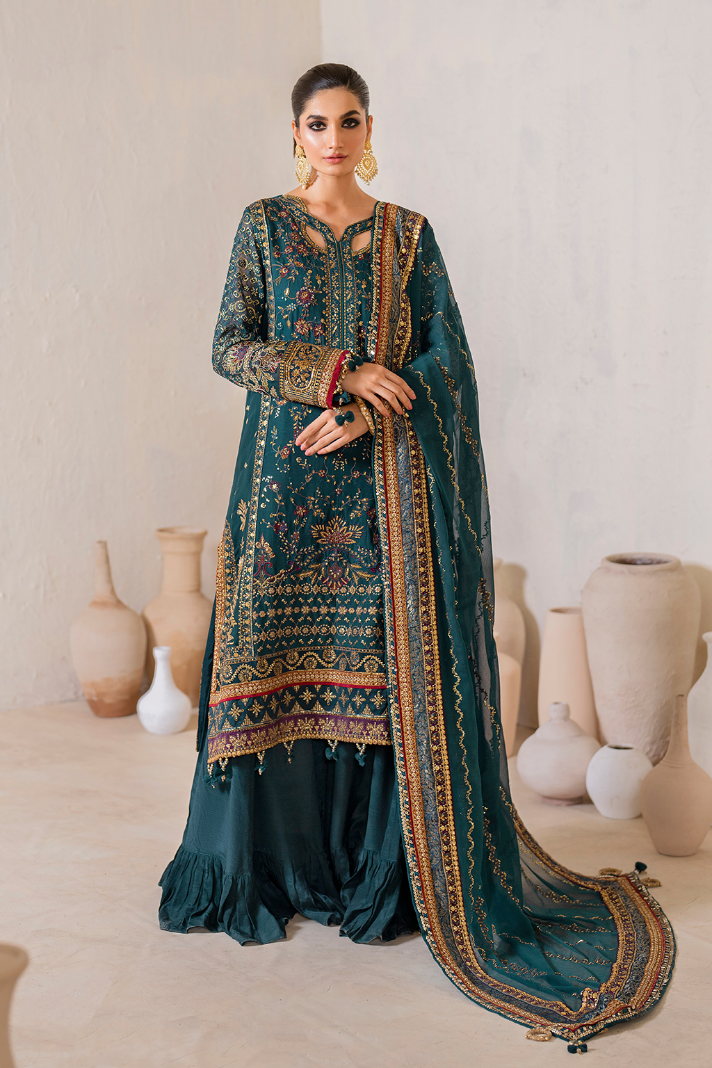 IZNIK | Chinon Chiffon '24 | CC-46 Embroidered Chiffon Unstitched